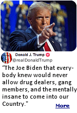 ''Joe Biden was not for Open Borders, he never talked about Open Borders, where criminals of all kinds, shapes, and sizes, can flow into our Country at will,It wasn't his idea to Open the Border, and almost destroy our Country, and cost us Hundreds of Billions of Dollars to get criminals out of our Country, and go through the process we are going through now. It was the people that knew he was cognitively impaired, and that took over the Autopen. They stole the Presidency of the United States.''